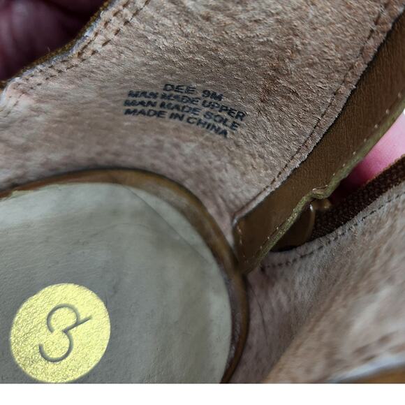 Dressbarn Tan Gladiator Style Block Heeled Sandals – Size 9 - Picture 3 of 8